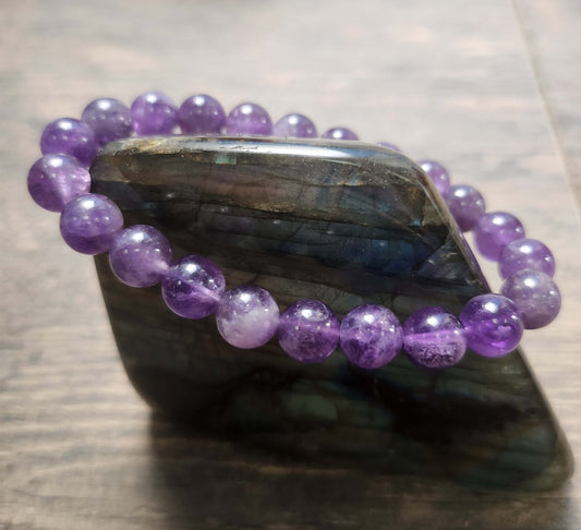 Amethyst Kugelarmband 8mm | Kugelarmband / HAAR-ANKER.de