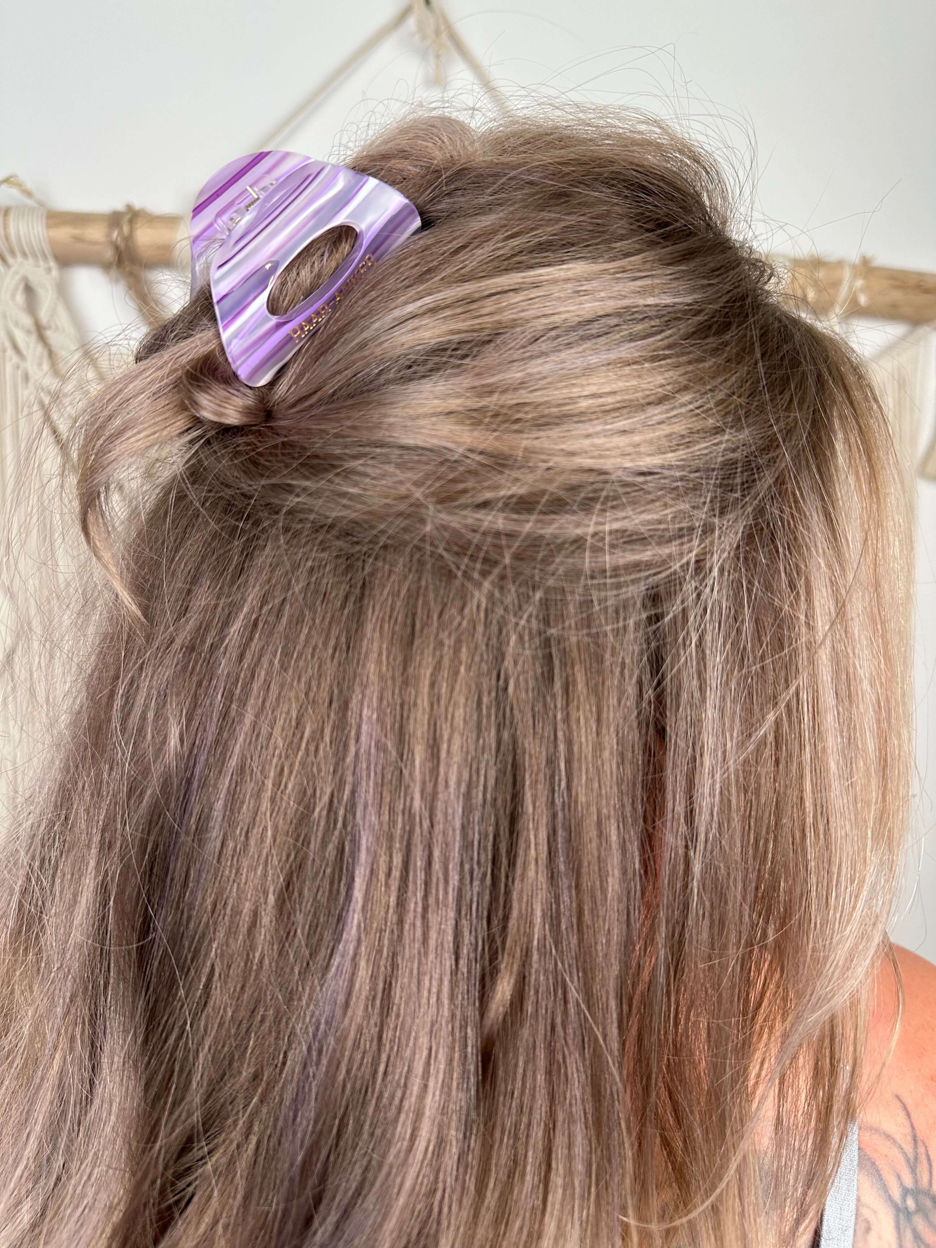 PURPLE STRIPES | Haarklammer | HAAR-ANKER