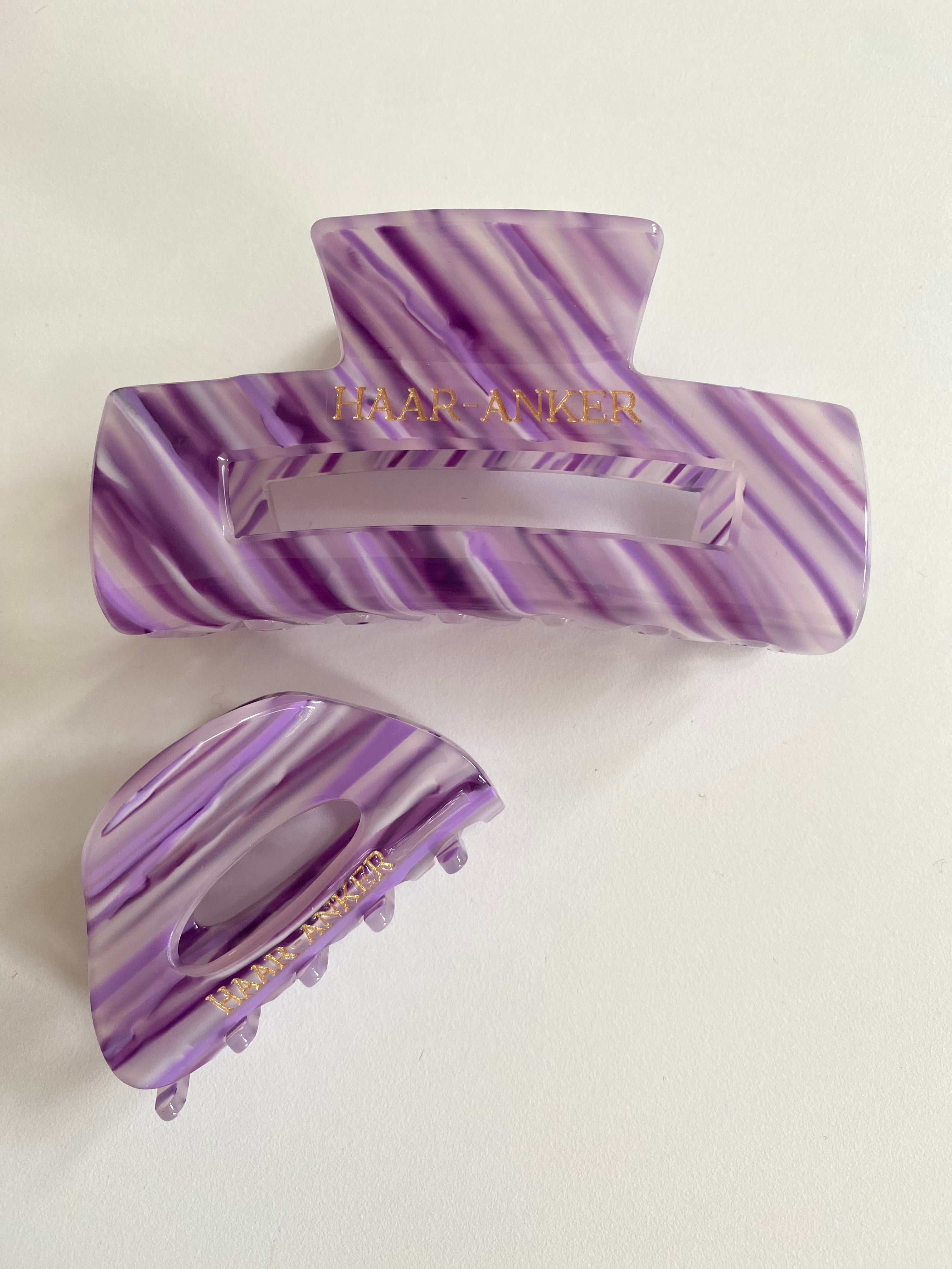 PURPLE STRIPES | Haarklammer | HAAR-ANKER